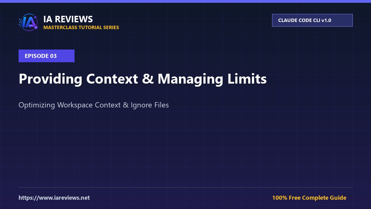 Featured Image - Episode 3: Claude Code Masterclass #3: Providing Effective Project Context & Managing Limits