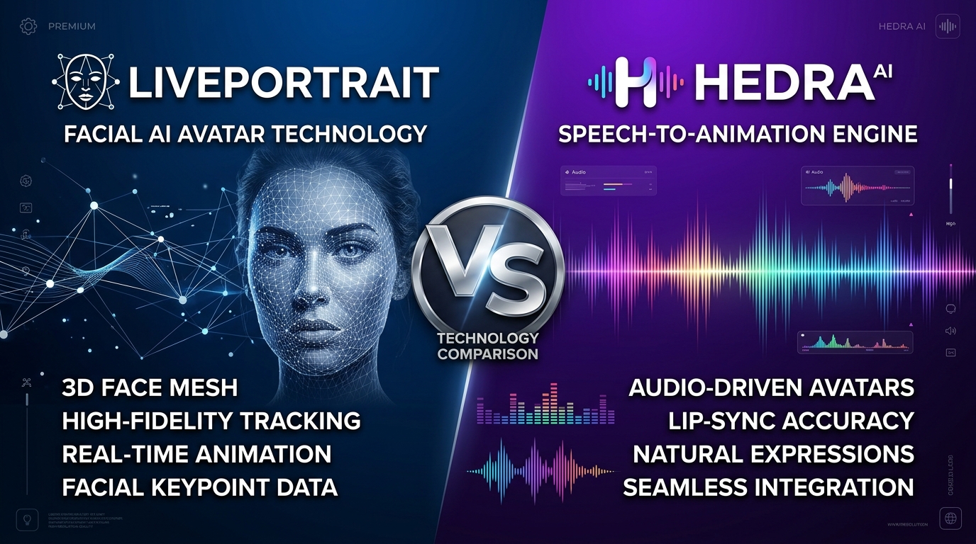 LivePortrait vs Hedra Review: Real-Time AI Facial Animation & Avatar Generator (2026 Verdict) - IA Reviews